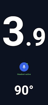 Dinghy Coach Android app running during a session